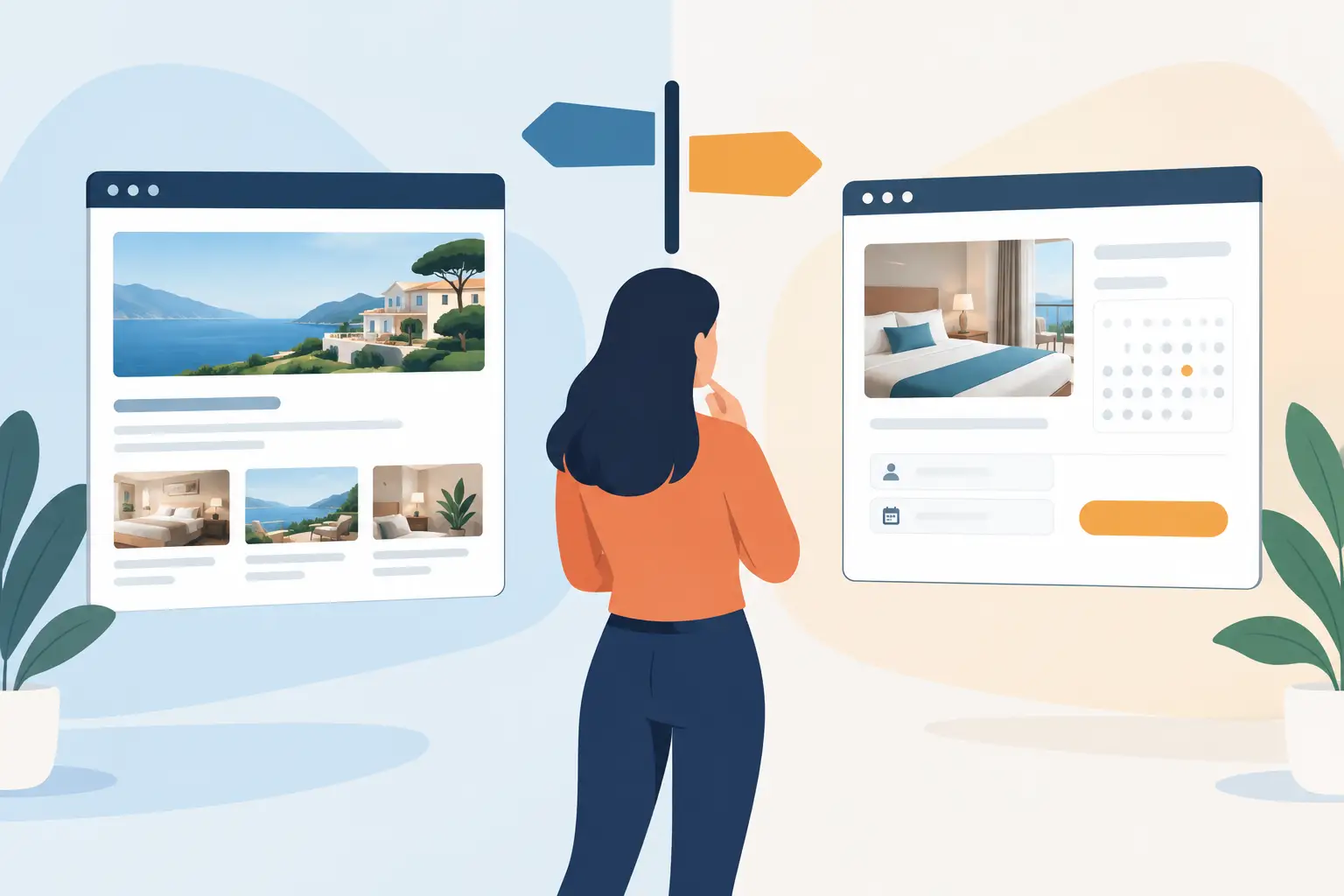 Site vitrine ou réservation : lequel choisir ?
